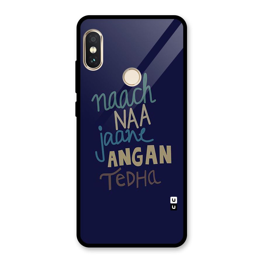 Dance Words Glass Back Case for Redmi Note 5 Pro