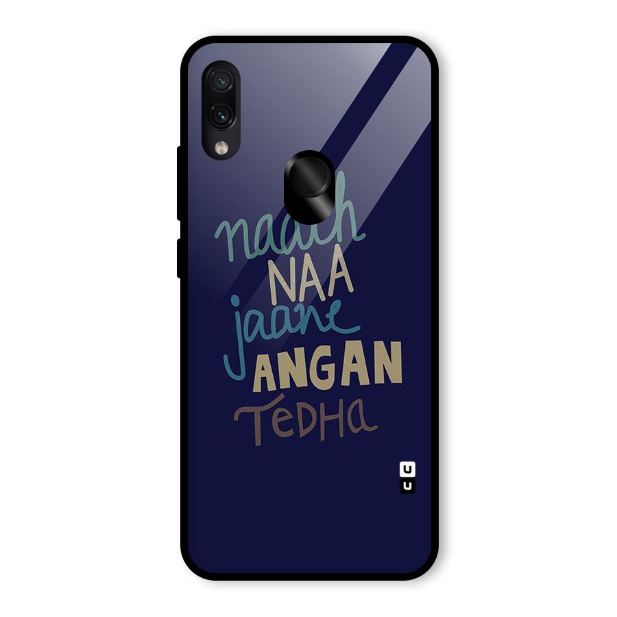 Dance Words Glass Back Case for Redmi Note 7S