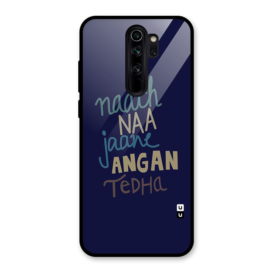 Dance Words Glass Back Case for Redmi Note 8 Pro