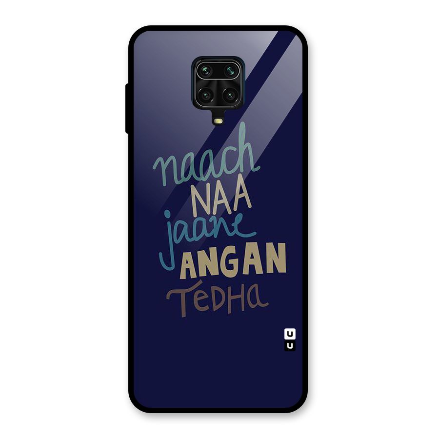 Dance Words Glass Back Case for Redmi Note 9 Pro
