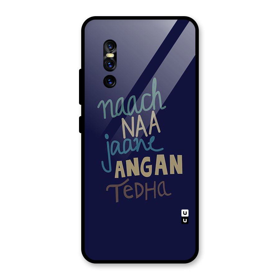 Dance Words Glass Back Case for Vivo V15 Pro