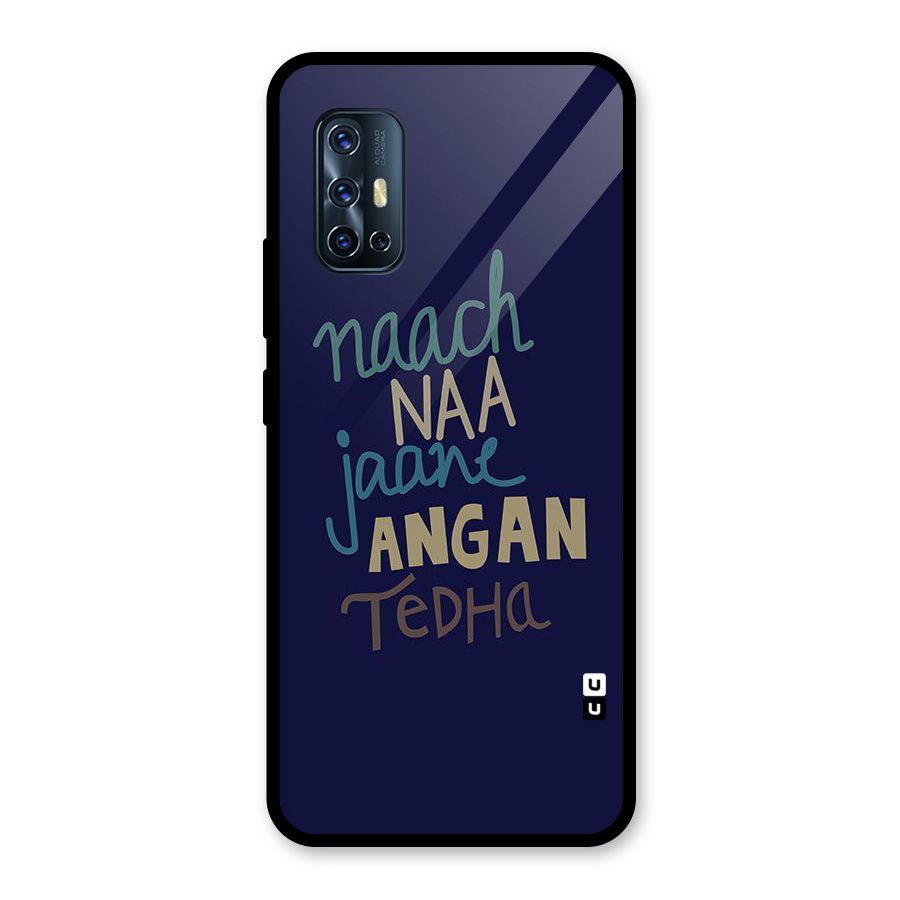 Dance Words Glass Back Case for Vivo V17
