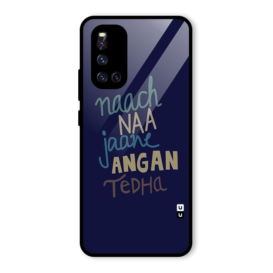 Dance Words Glass Back Case for Vivo V19
