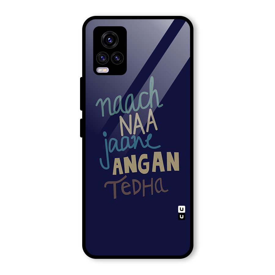 Dance Words Glass Back Case for Vivo V20