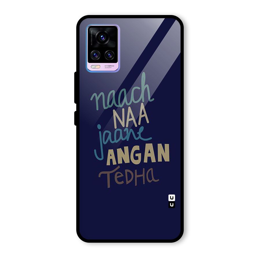 Dance Words Glass Back Case for Vivo V20 Pro