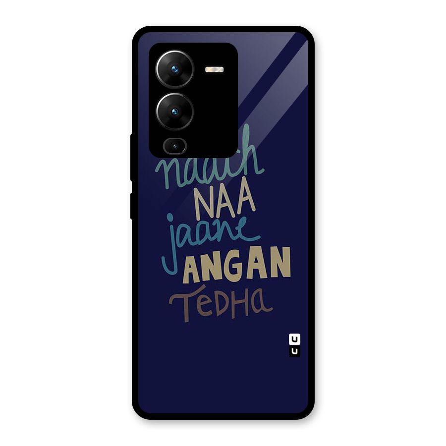 Dance Words Glass Back Case for Vivo V25 Pro