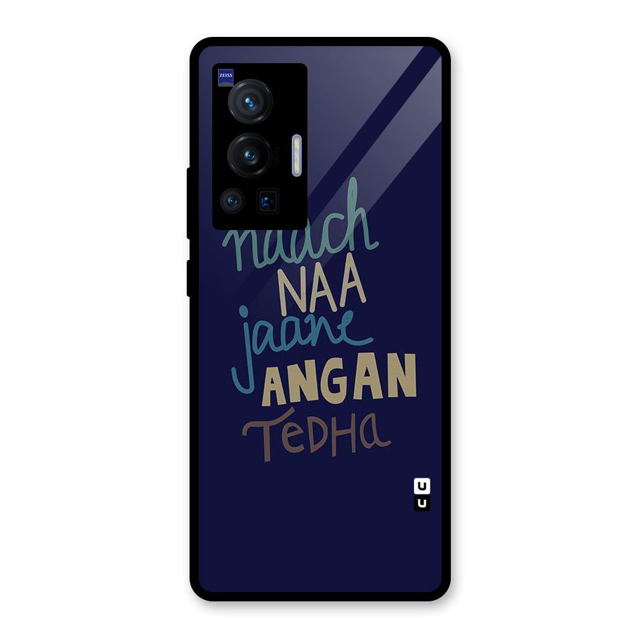 Dance Words Glass Back Case for Vivo X70 Pro
