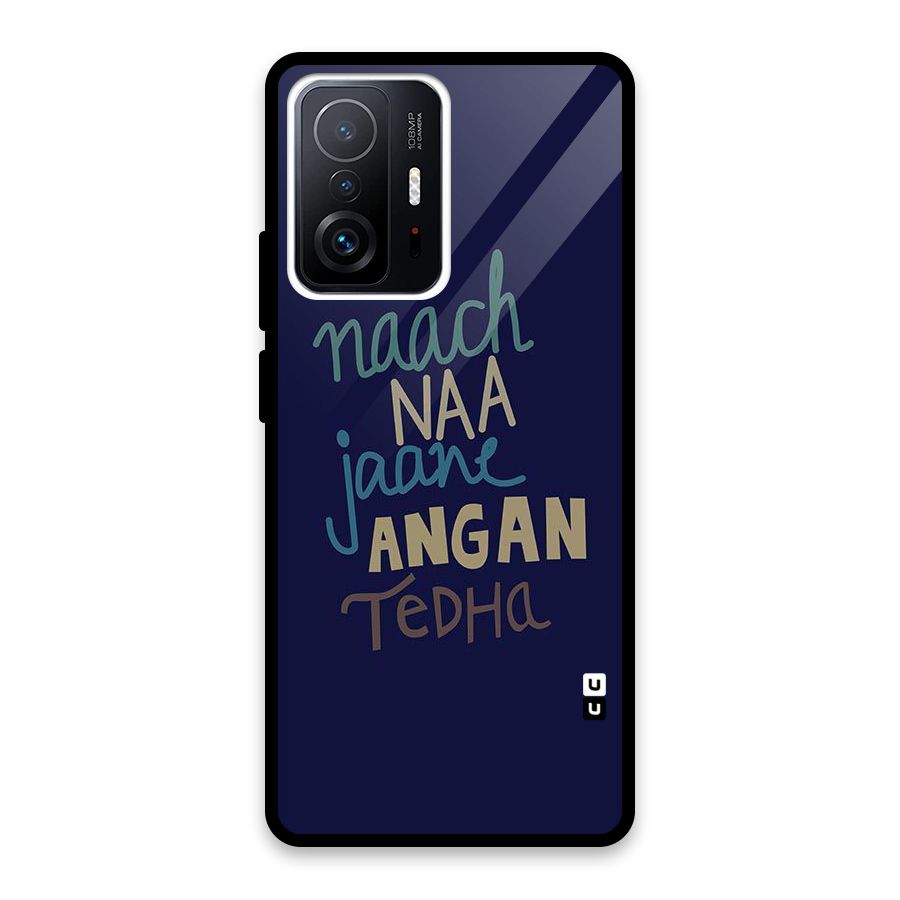 Dance Words Glass Back Case for Xiaomi 11T Pro
