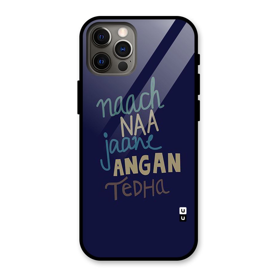 Dance Words Glass Back Case for iPhone 12 Pro