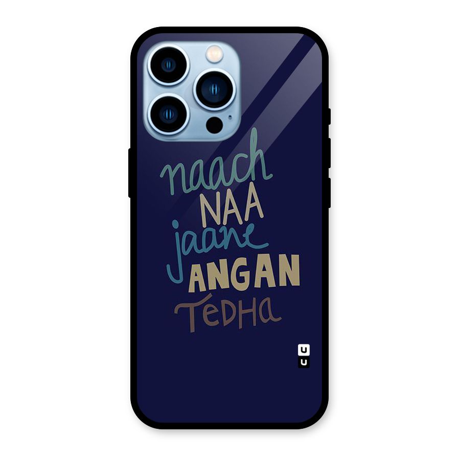 Dance Words Glass Back Case for iPhone 13 Pro