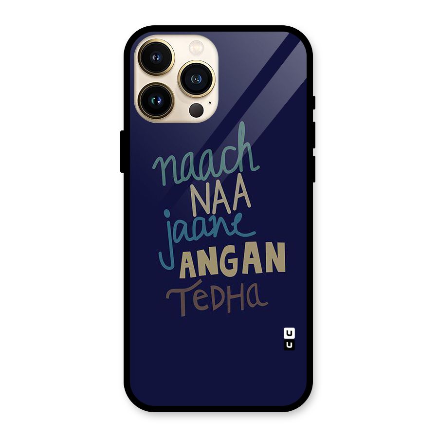 Dance Words Glass Back Case for iPhone 13 Pro Max