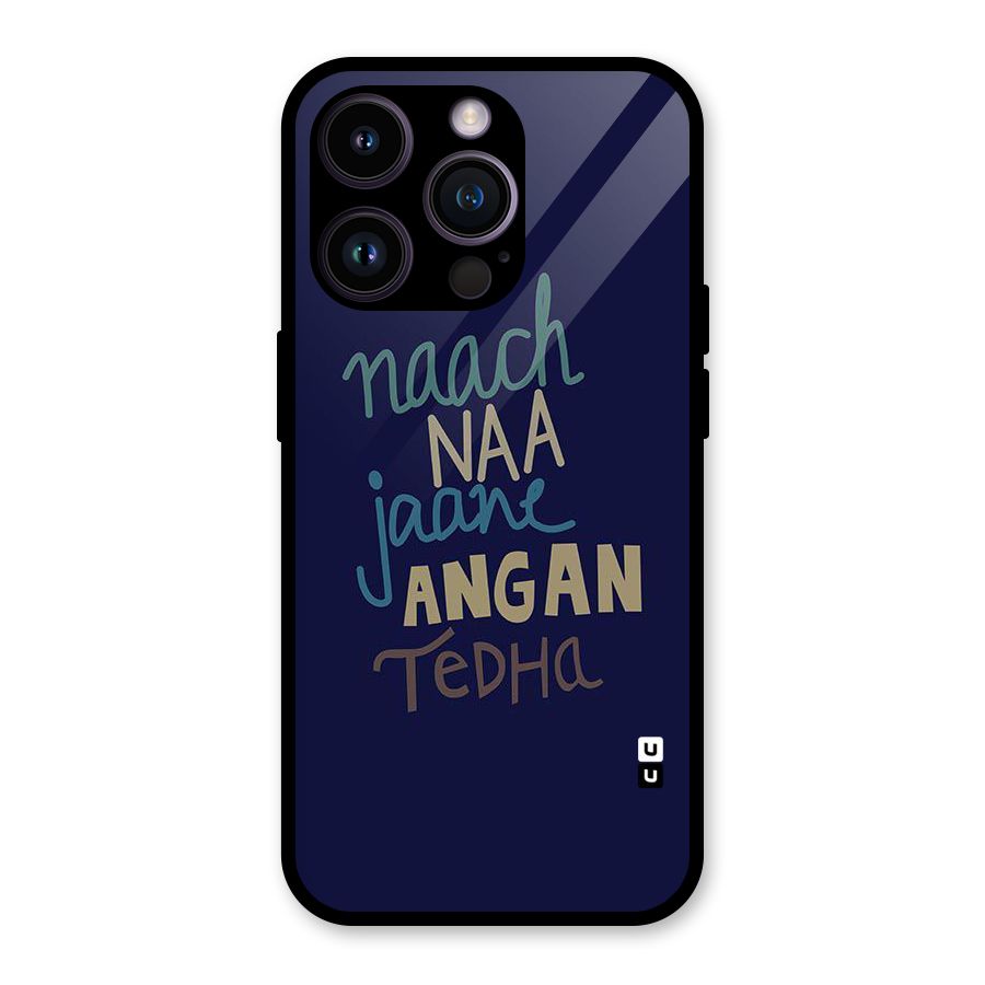 Dance Words Glass Back Case for iPhone 14 Pro