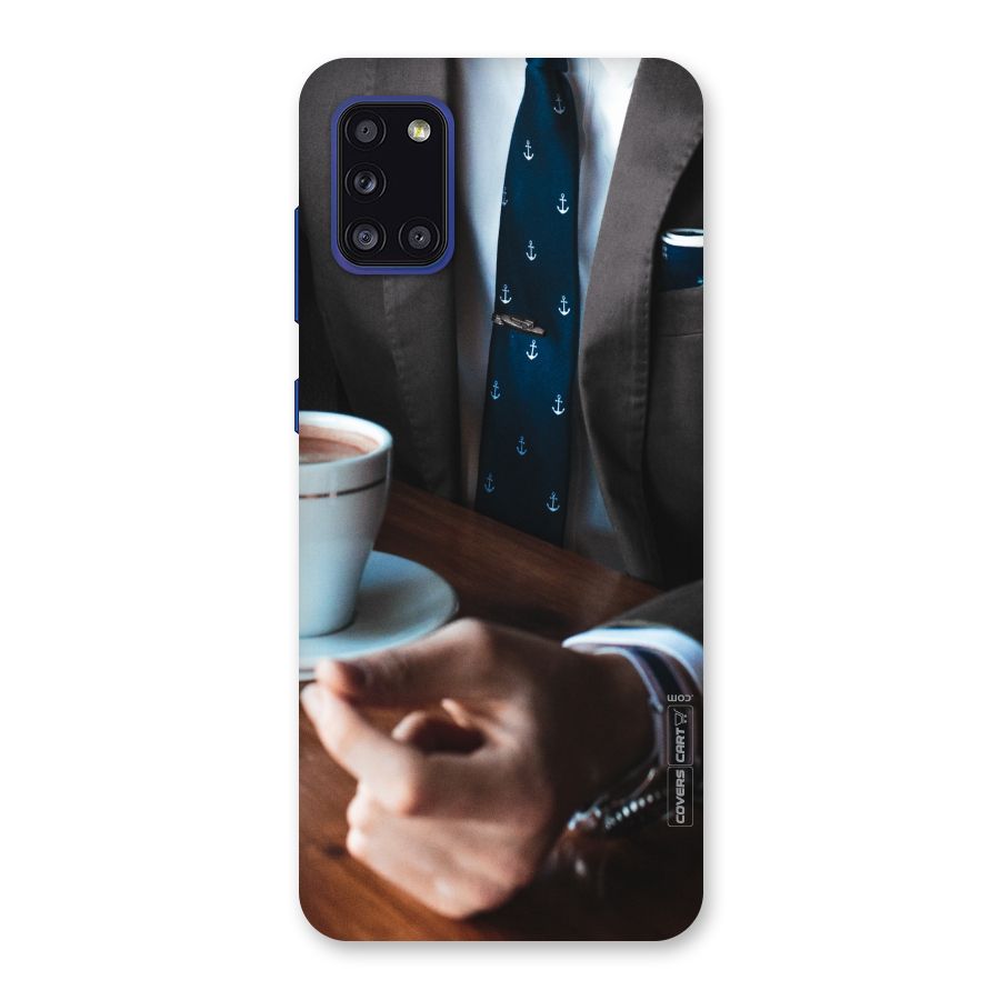 Dapper Suit Back Case for Galaxy A31