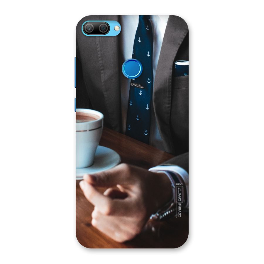 Dapper Suit Back Case for Honor 9N