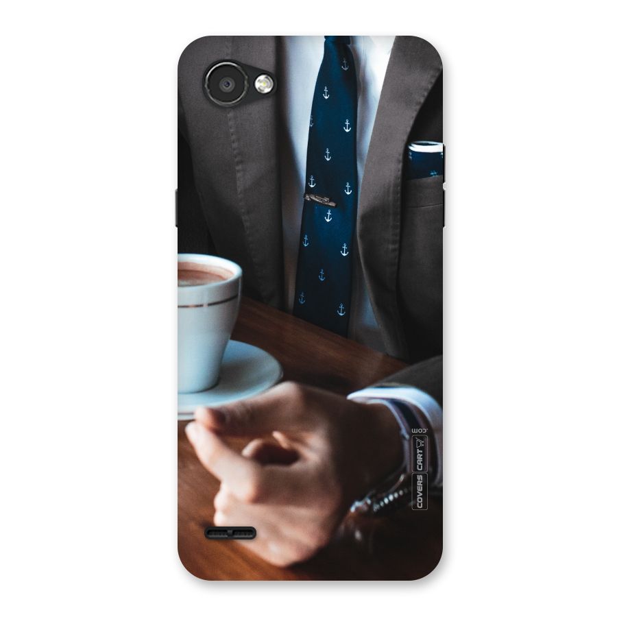 Dapper Suit Back Case for LG Q6
