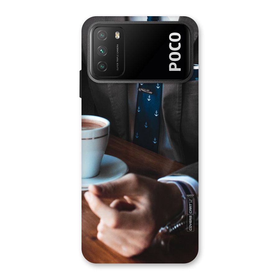 Dapper Suit Back Case for Poco M3