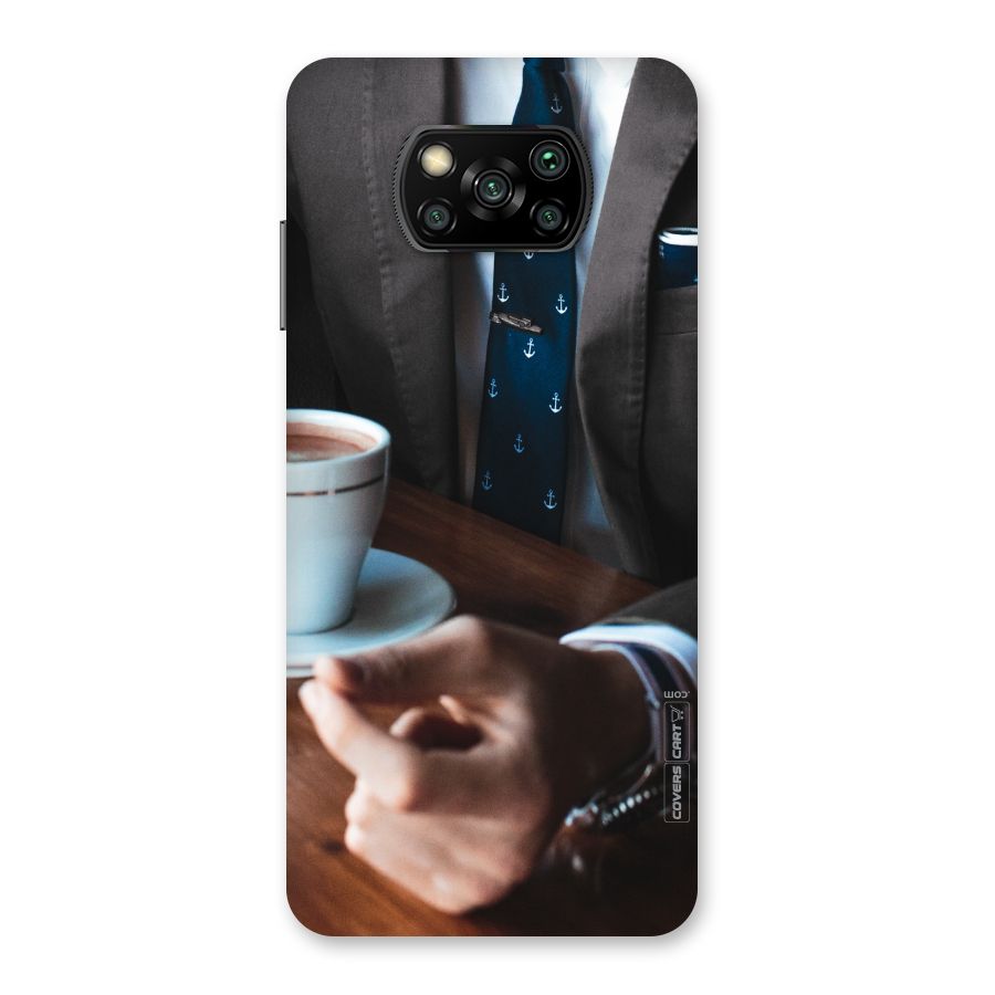 Dapper Suit Back Case for Poco X3