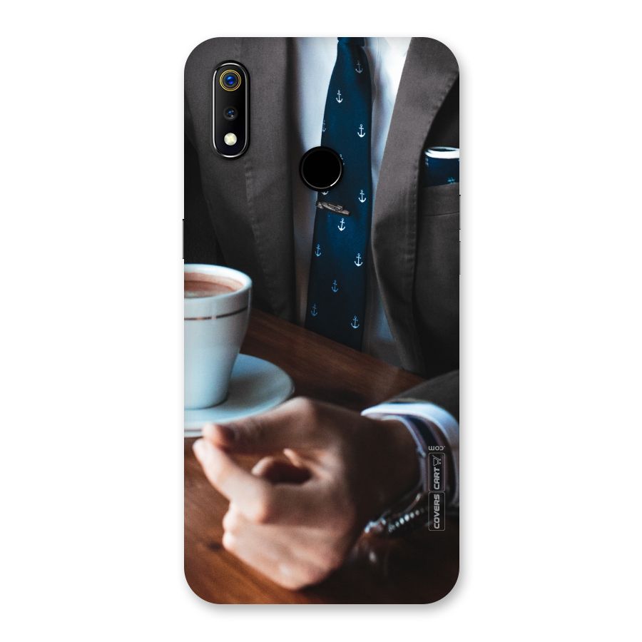 Dapper Suit Back Case for Realme 3