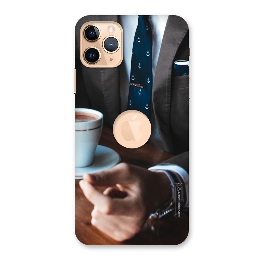 Dapper Suit Back Case for iPhone 11 Pro Max Logo Cut