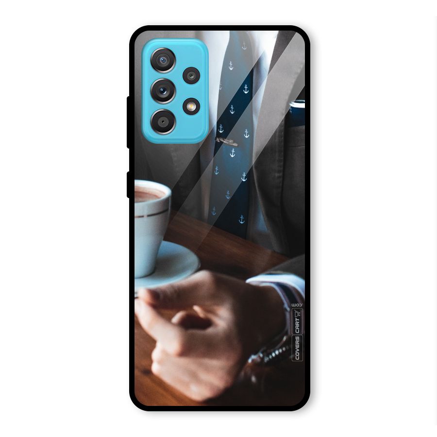 Dapper Suit Glass Back Case for Galaxy A52s 5G