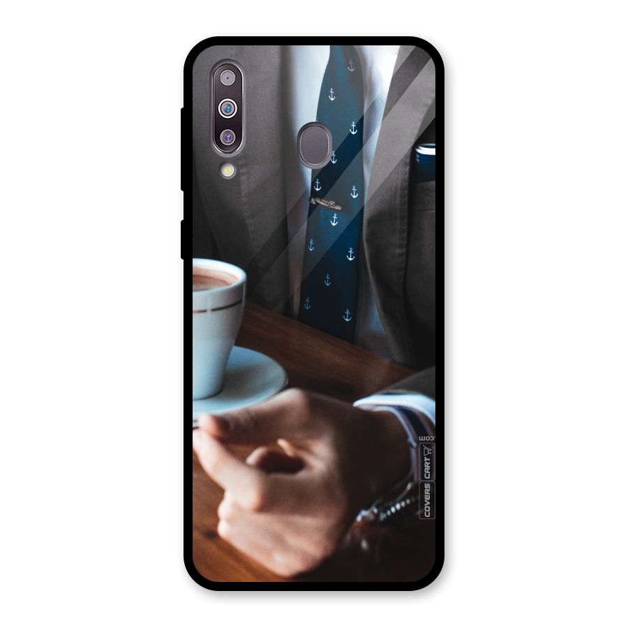 Dapper Suit Glass Back Case for Galaxy M30