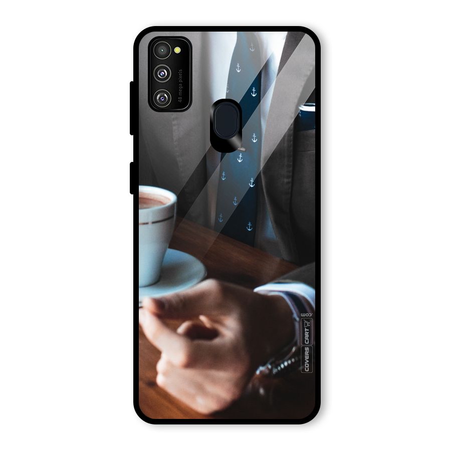 Dapper Suit Glass Back Case for Galaxy M30s
