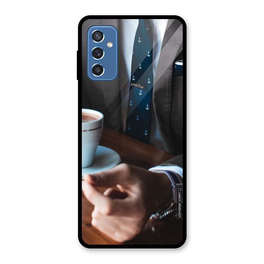 Dapper Suit Glass Back Case for Galaxy M52 5G