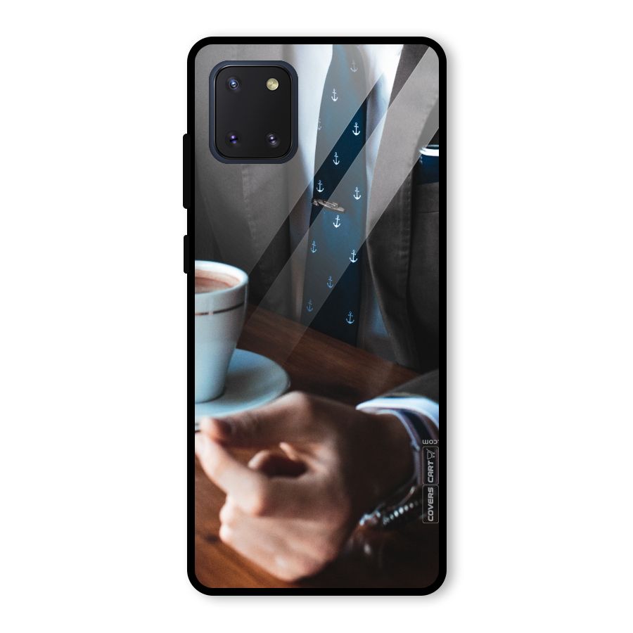 Dapper Suit Glass Back Case for Galaxy Note 10 Lite