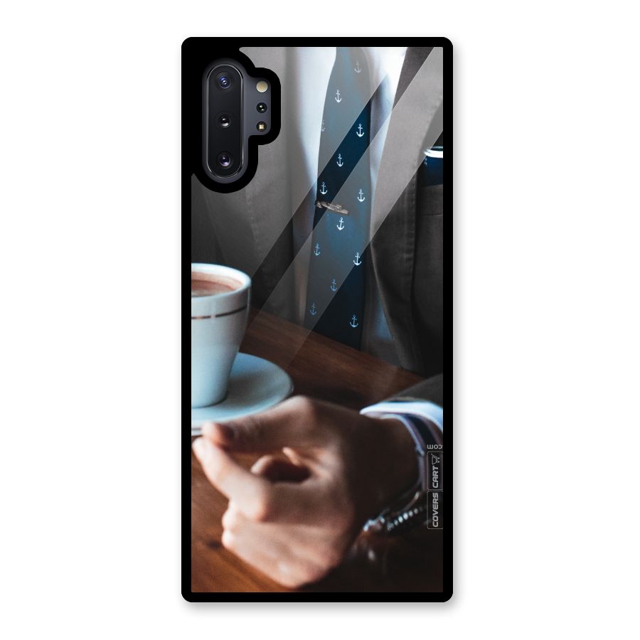 Dapper Suit Glass Back Case for Galaxy Note 10 Plus