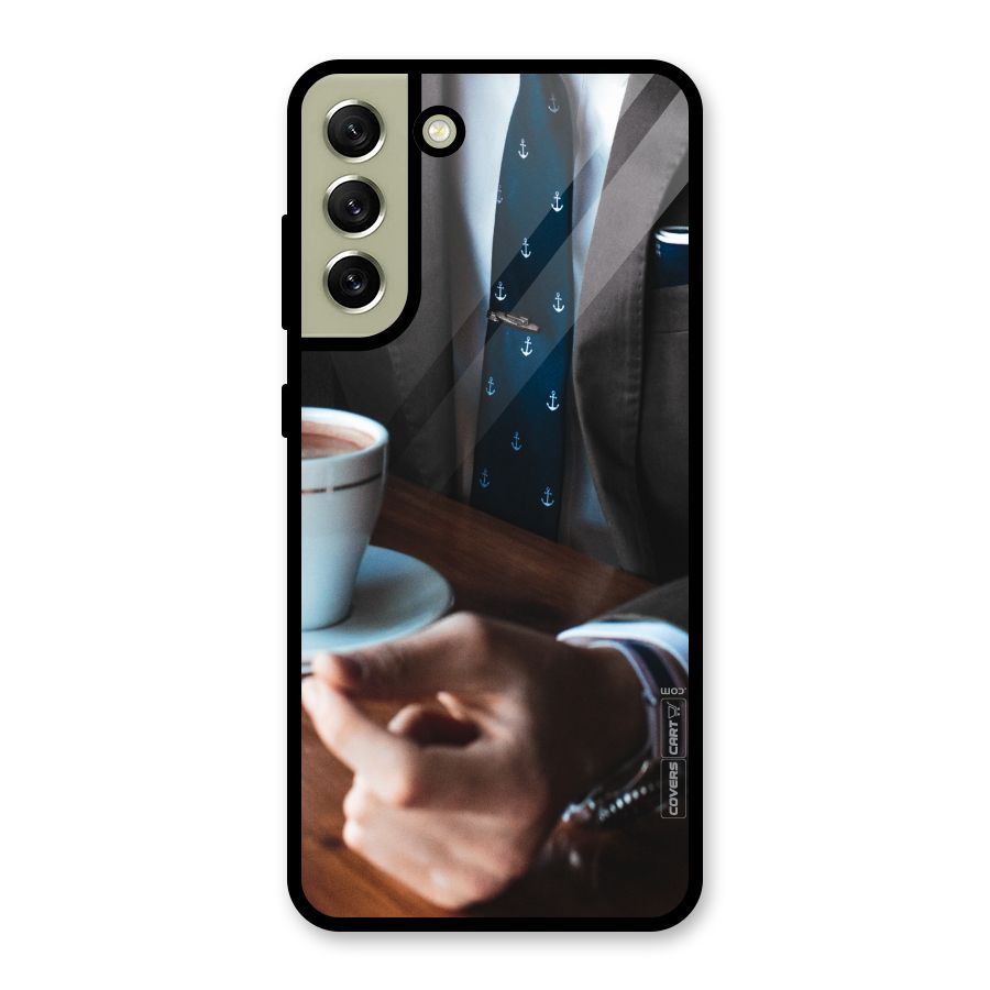 Dapper Suit Glass Back Case for Galaxy S21 FE 5G