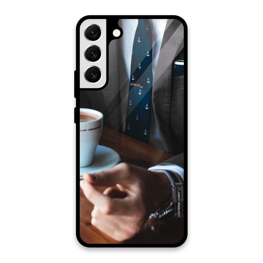 Dapper Suit Glass Back Case for Galaxy S22 Plus 5G