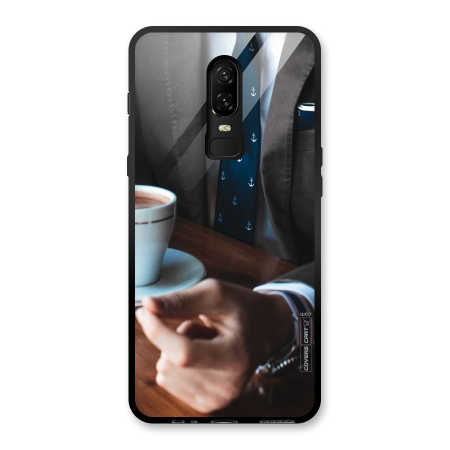 Dapper Suit Glass Back Case for OnePlus 6