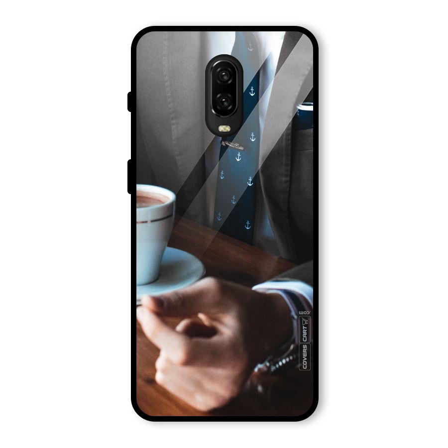 Dapper Suit Glass Back Case for OnePlus 6T