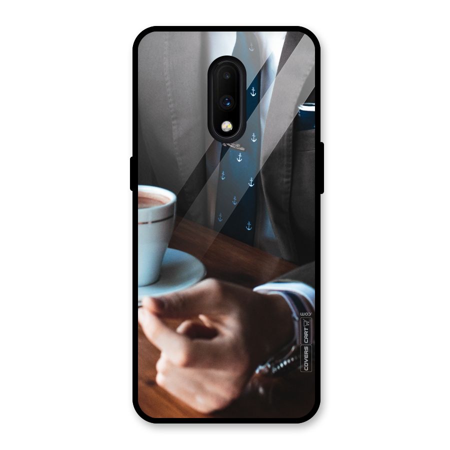 Dapper Suit Glass Back Case for OnePlus 7