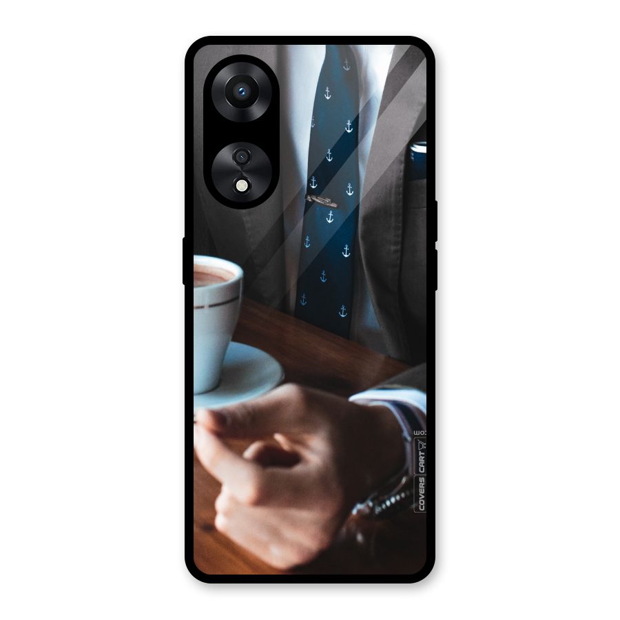 Dapper Suit Glass Back Case for Oppo A78