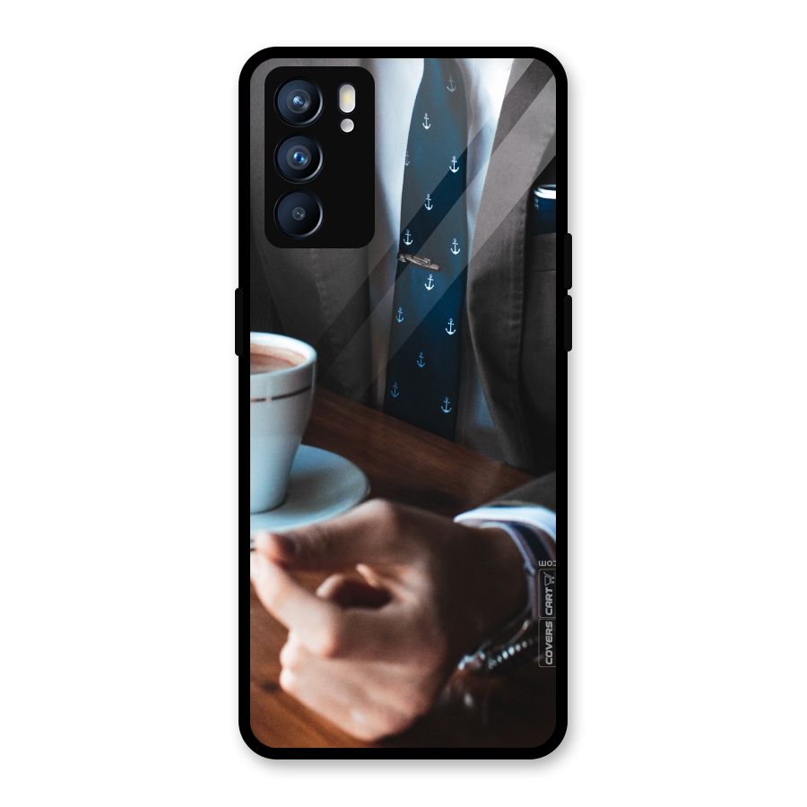 Dapper Suit Glass Back Case for Oppo Reno6 5G