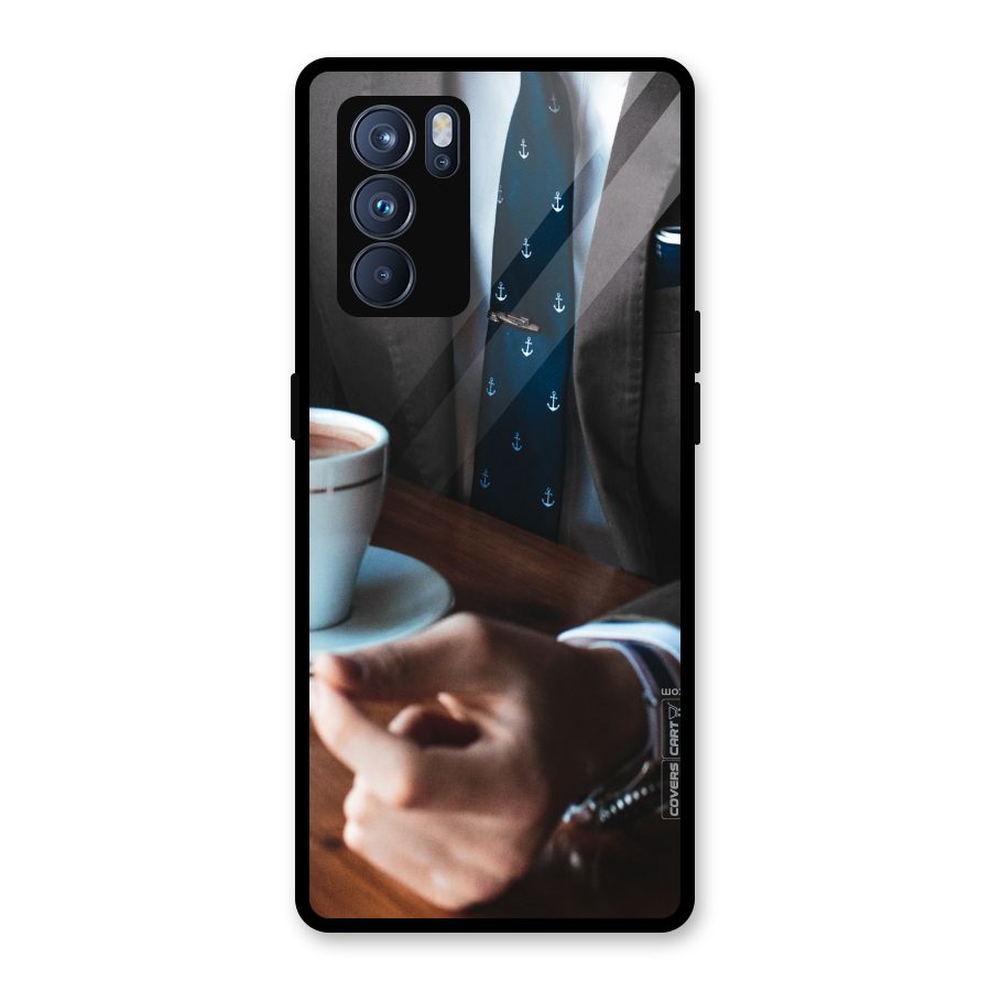 Dapper Suit Glass Back Case for Oppo Reno6 Pro 5G
