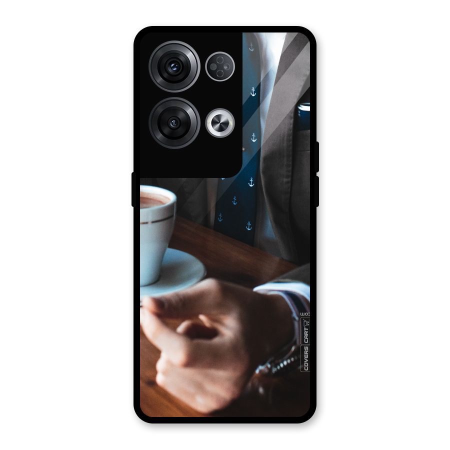 Dapper Suit Glass Back Case for Oppo Reno8 Pro 5G