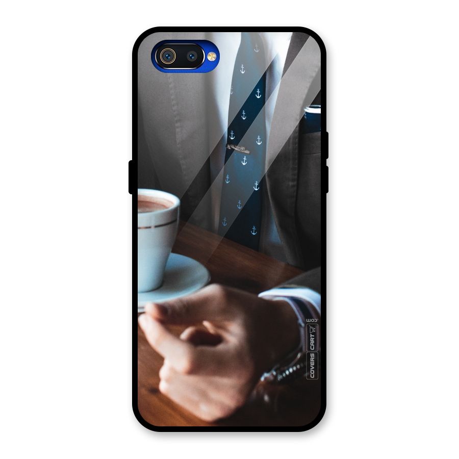 Dapper Suit Glass Back Case for Realme C2