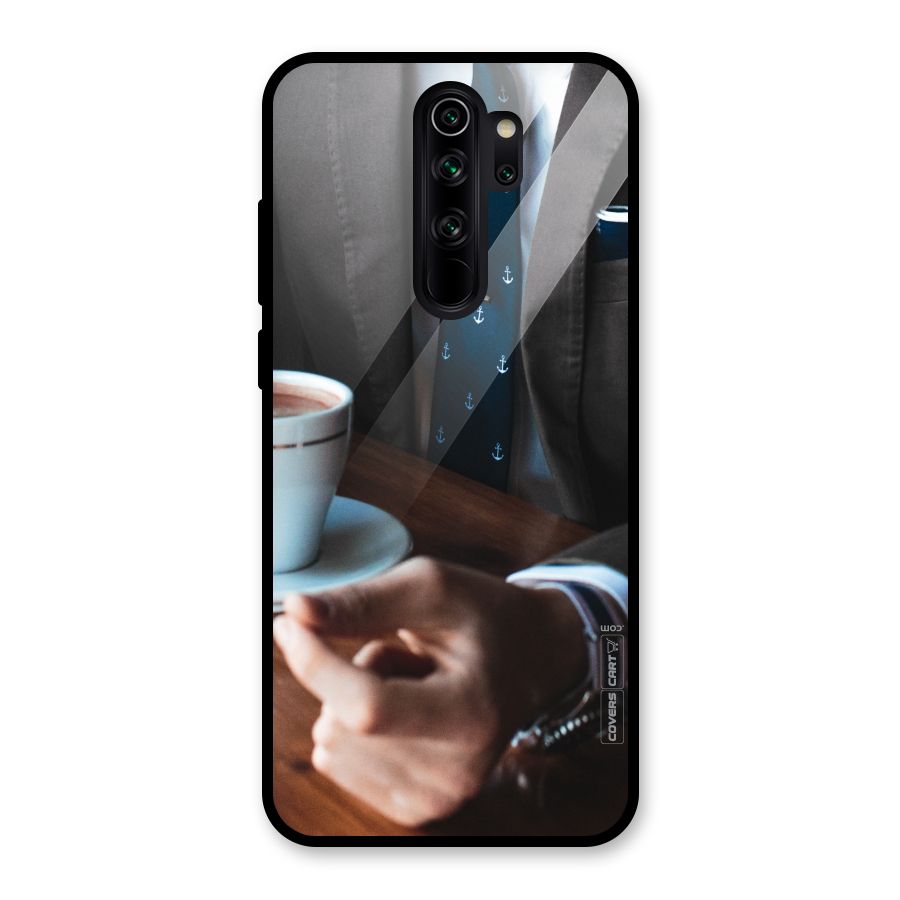 Dapper Suit Glass Back Case for Redmi Note 8 Pro