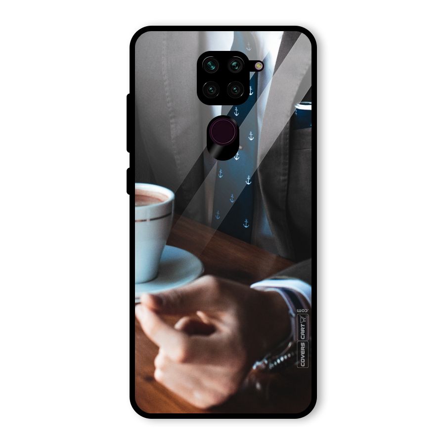 Dapper Suit Glass Back Case for Redmi Note 9