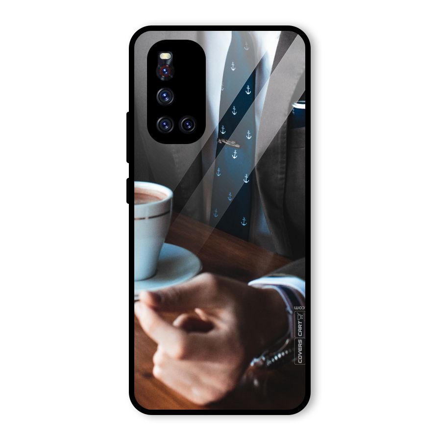 Dapper Suit Glass Back Case for Vivo V19