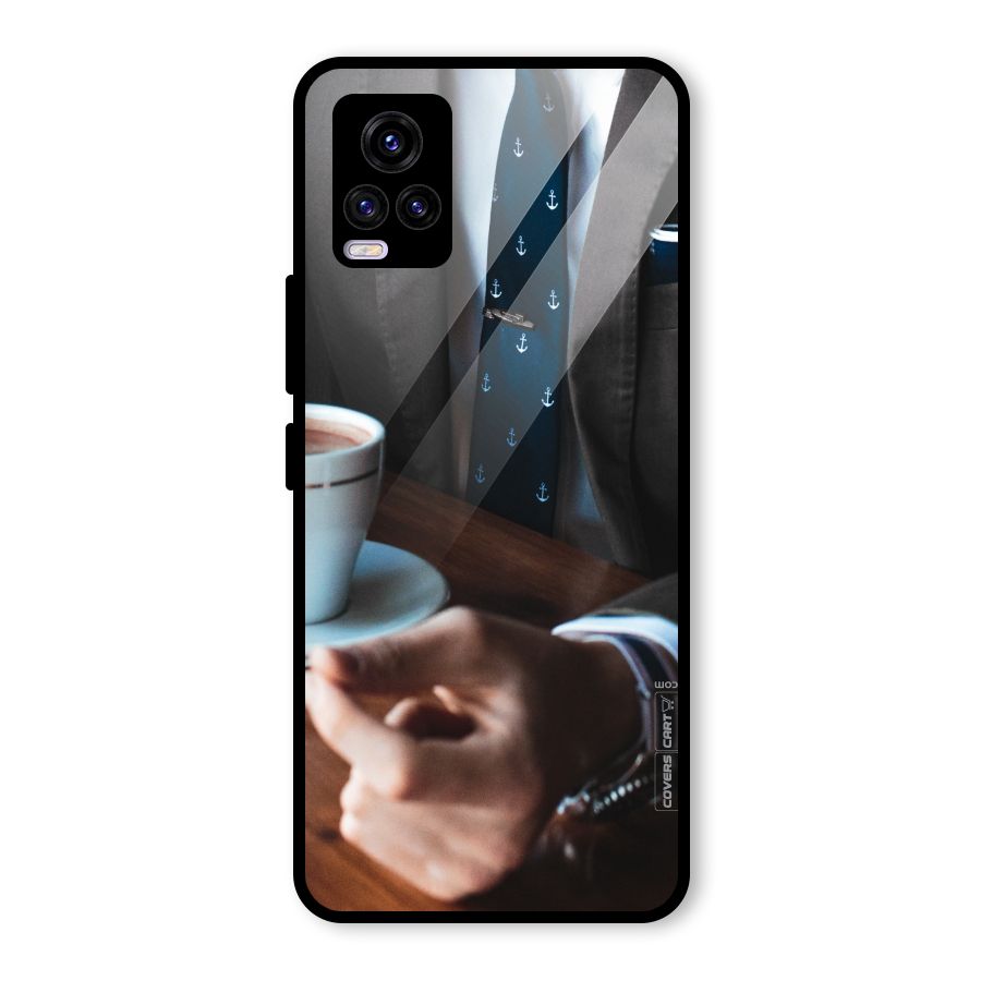 Dapper Suit Glass Back Case for Vivo V20