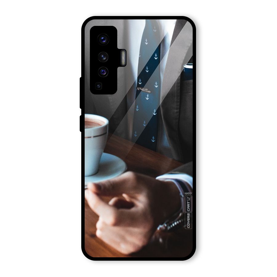 Dapper Suit Glass Back Case for Vivo X50