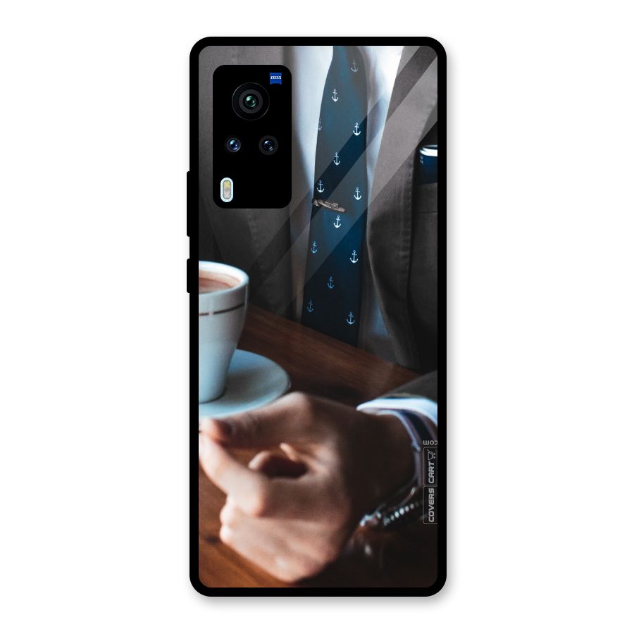 Dapper Suit Glass Back Case for Vivo X60 Pro
