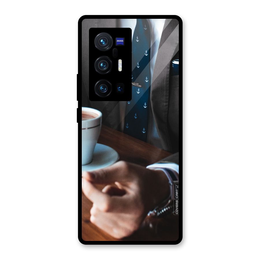 Dapper Suit Glass Back Case for Vivo X70 Pro Plus