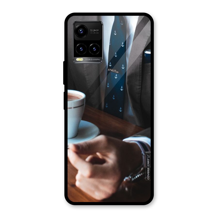 Dapper Suit Glass Back Case for Vivo Y21T