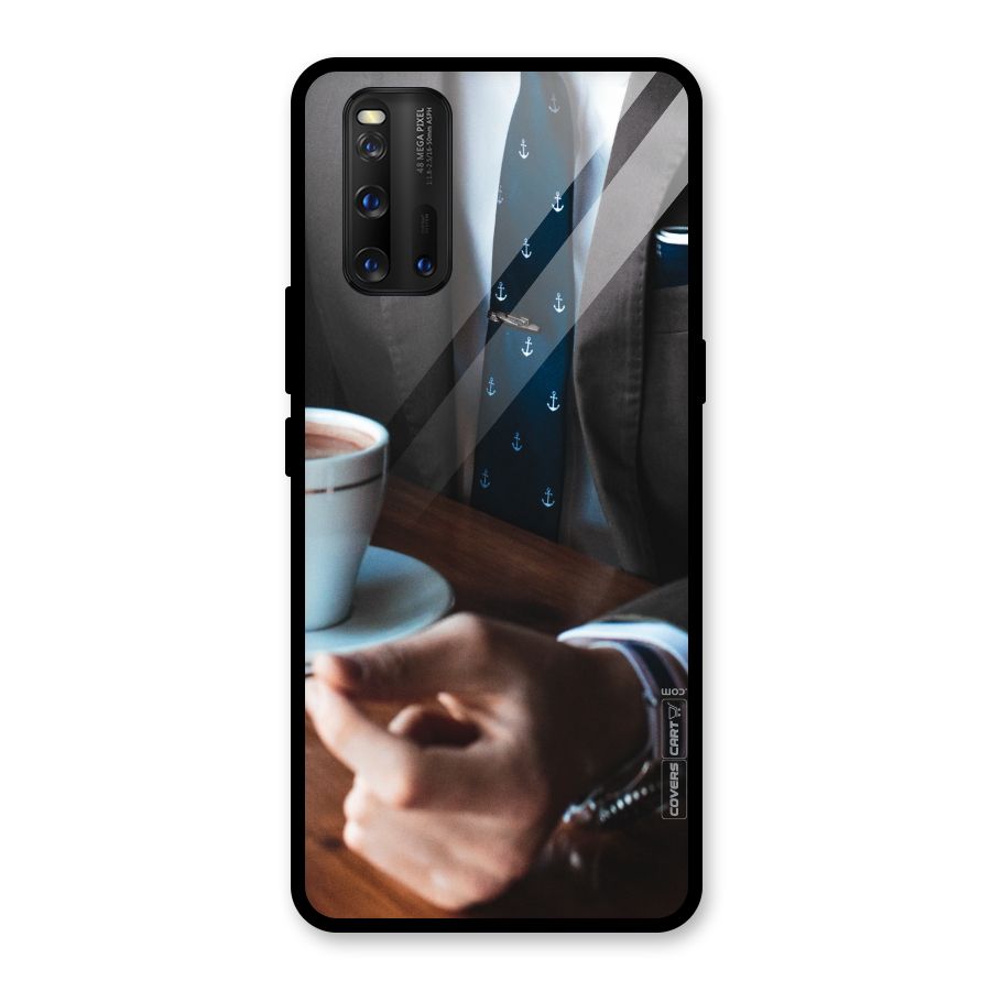 Dapper Suit Glass Back Case for Vivo iQOO 3