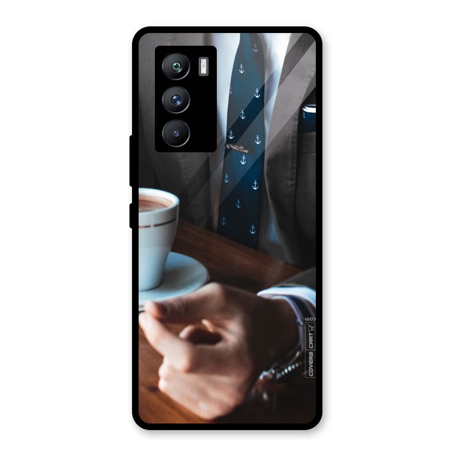 Dapper Suit Glass Back Case for Vivo iQOO 9 SE
