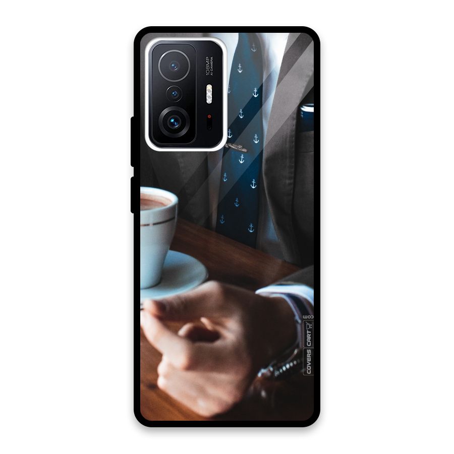 Dapper Suit Glass Back Case for Xiaomi 11T Pro